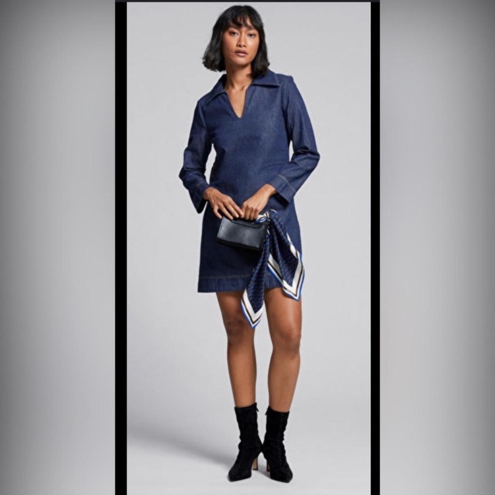 & Other Stories Denim Dress - Perfect for Fall/Winter!